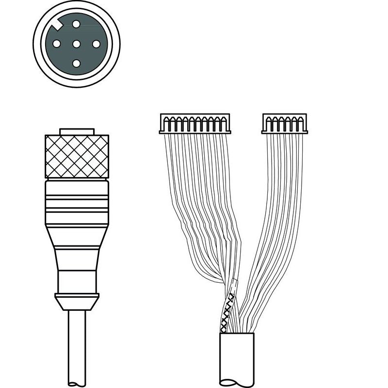 Leuze - Konfektioniertes Sensor-Aktor-Kabel Verbindungsleitung K-DS M12A-M#50115049