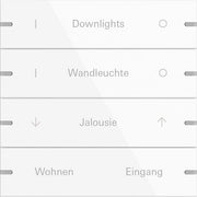 Gira - Bussystem-Tastwippe Wippenset 4-fach 5034903 Tastsens.4 TS4 rws