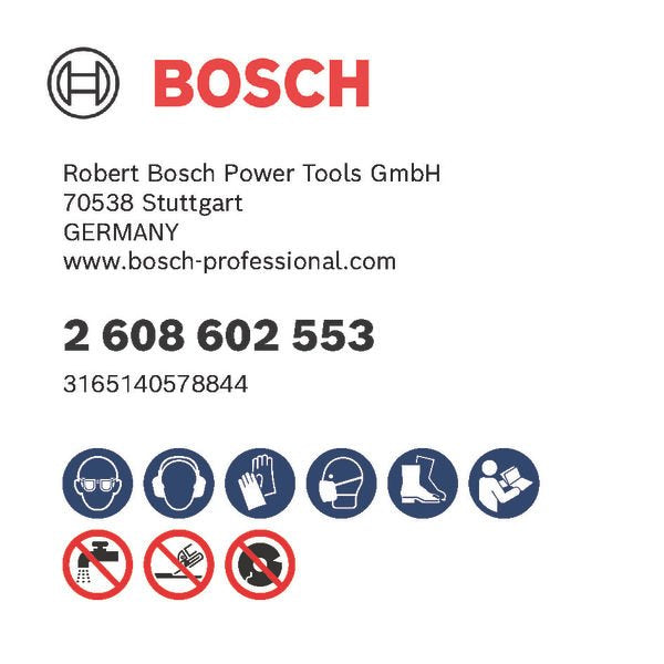 Bosch - Trenn-/Schleifscheibe PRO Abrasive Topfscheibe, 2608602553 50 x 125 mm 22,23 mm