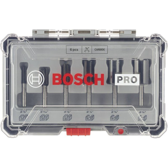 Bosch Power Tools - Werkzeugset PRO Nutfräser-Set, Schaft 2607017467 1/4  − 1 Stück
