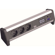 Bachmann - Mehrfachsteckdose Steckdosenleiste 339.1005 2xCAT5e 1xVGA+Klinke