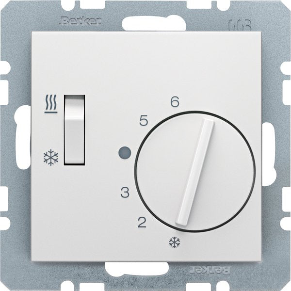Berker - Raumthermostat Raumtemperaturregler 20298989 S.x/B.x, pw. gl
