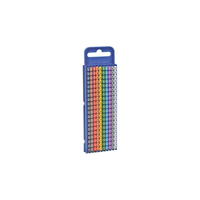 HellermannTyton - Kabelmarkierungssystem Kennzeichnungsclip WIC2-8-PA-GY-T1 − 1000 Stück