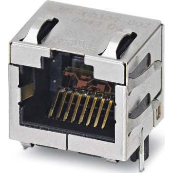Phoenix Contact - Kontakteinsatz für Rundsteckverbinder RJ45-Buchseneinsatz VS-08-BU-RJ45-10G/LH Cat6,8p,Löt,Winkel