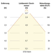 EVN Lichttechnik - Downlight/Strahler/Flutlicht LED-Downlight IP54 LD54150125 DALI, IP54