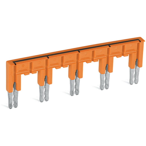 WAGO - Querverbinder/Brücker für Reihenklemme Brücker isoliert orange 282-439/011-000 isoliert,orange − 10 Stück