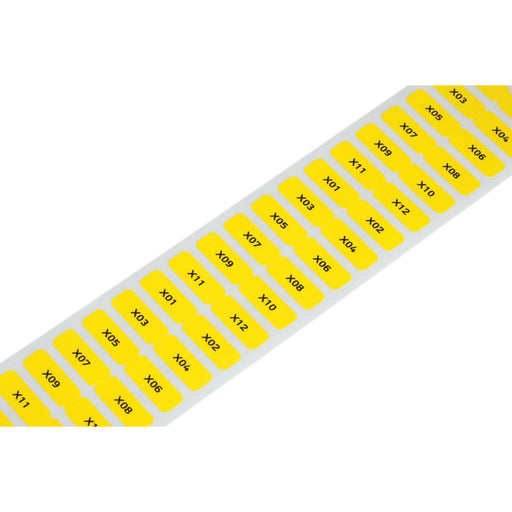 WAGO - Kennzeichnungsmaterial Etikett gelb 210-807/000-002 20x8mm 3000St/Rolle