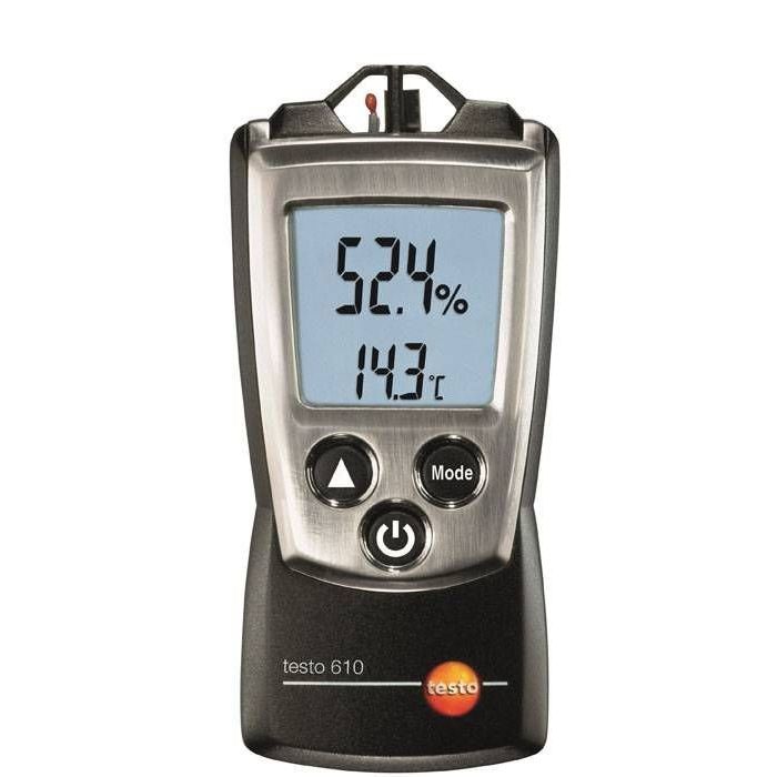 Testo - Luftfeuchtigkeitsmesser Feuchte-/Temp.-Messgerät 0560 0610 testo 610