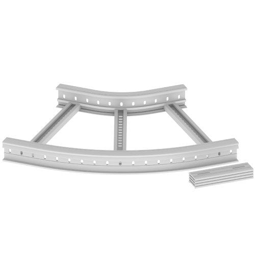 Unex - Bogen für Kabelleiter Flachbogen 45 Grad 67616-44 85x600 R300