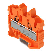 WAGO - Durchgangs-Reihenklemme 2-LeiterMini-Durchgangskl. 2052-1202 2,5 mm²,orange − 100 Stück