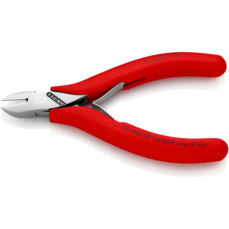 Knipex - Seitenschneider Elektronik-Seitenschneider 77 01 115 SB spiegelpoliert,115mm