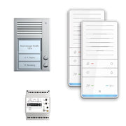 TCS Tür Control - Türsprech-Set audio:pack Aufputz f. 2WE PAAF021/001 m. Außenstation PAK