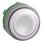 Schneider Electric - Frontelement für Drucktaster Leuchtdrucktaster ZB5AW113C0 weiss, 22mm, in grau