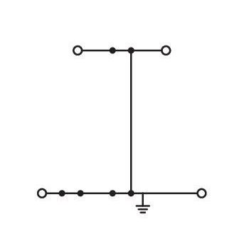 WAGO - Schutzleiter-Reihenklemme Doppelstockklemme 2002-2607 − 50 Stück