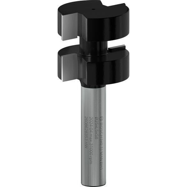 Bosch - Fräser PRO T-Nutfräser, 25 x 2608628353 L 5, Schaft 8 mm