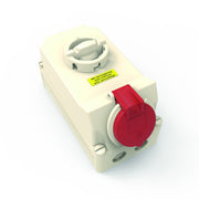 Bals Elektrotech - CEE-Steckdose abschaltbar, abgesichert (IEC 60309) Wanddose-Schalt. 16A 160560