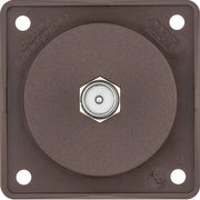 Berker - Antennensteckdose Antennen Verbinderdose TV 945812501 Berker B.Mobilbraun