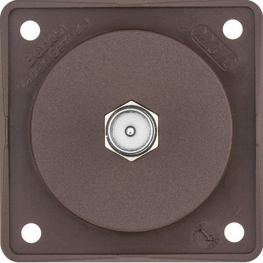 Berker - Antennensteckdose Antennen Verbinderdose TV 945812501 Berker B.Mobilbraun