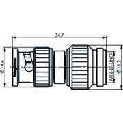 Telegärtner - Koax-Kupplung Adapter BNC-TNC (M-M) 100023634 − 5 Stück
