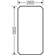 Hensel - Montageplatte für Verteilergehäuse Montageplatte Mi MP 4 4mm stark,f.Mi04