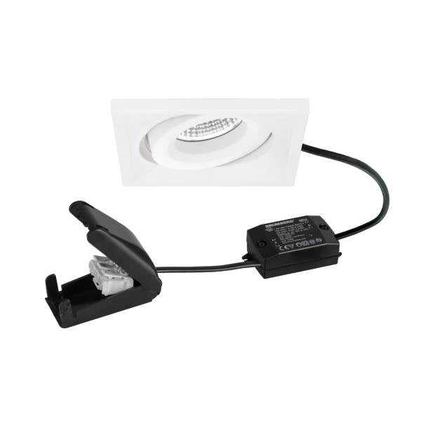 Brumberg Leuchten - Downlight/Strahler/Flutlicht LED-Einbaustrahler 230V 38498173 3000K, ws