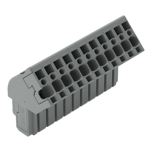 WAGO - Ein- und mehrpolige Klemmenleiste 1-Leiter Federleiste 769-111/022-000 CAGECLAMP 4mm²,gr − 20 Stück