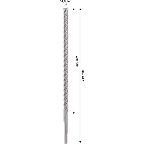 Bosch - Bohrer PRO SDS plus-5X 2608833820 Hammerbohrer 14 x