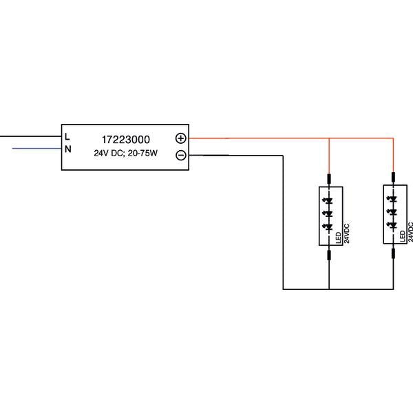 Brumberg Leuchten - LED-Betriebsgerät LED-Netzgerät 17223000 24VDC/max.75W