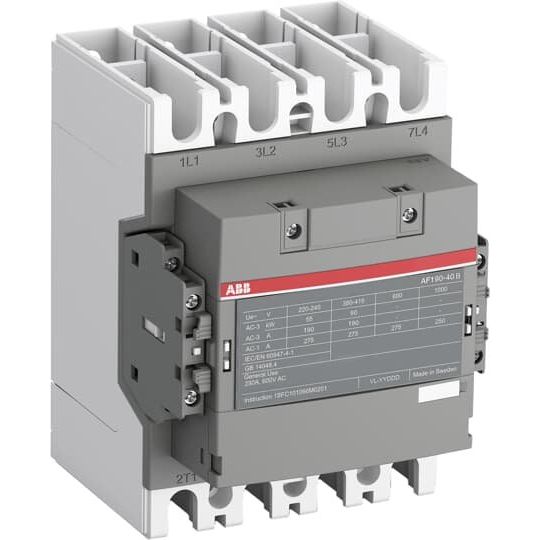 ABB Stotz S&J - Leistungsschütz zum Schalten von Wechselstrom Schütz AF190-40-22-13 100-250V 50/60Hz/DC