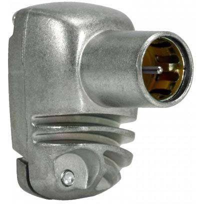 Televes - Koax-Steckverbinder F-Stecker Quick FSW2000N gewinkelt, Guss
