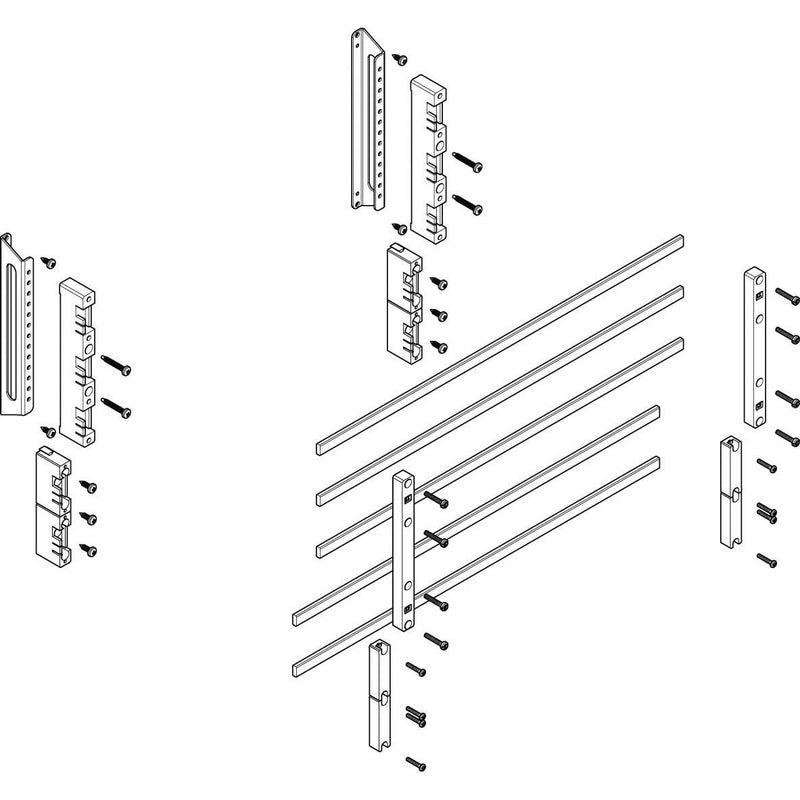 ABN - Verteilerfeld für Installationsverteiler Sammelschienen-Modul MTSC23615 tief 2FB/3RE
