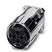 Phoenix Contact - Rundsteckverbinder, feldkonfektionierbar (Industriesteckverbinder) Gerätesteckverbinder SM-7ES1N8AY000 Vorderwand