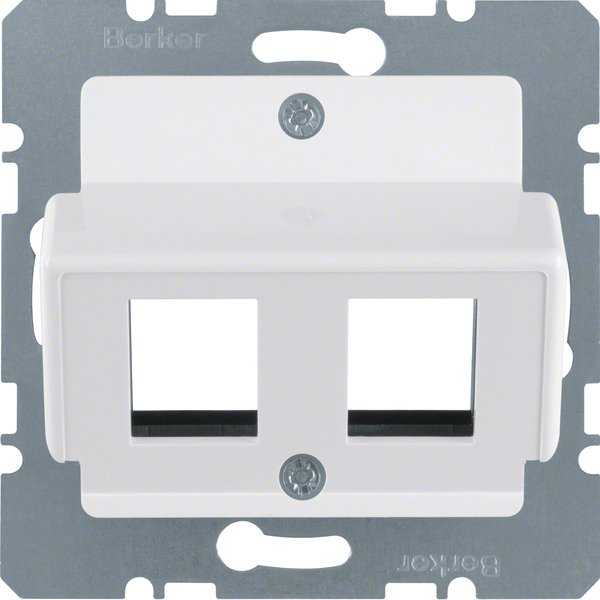 Berker - Einsatz/Abdeckung für Kommunikationstechnik Zentralplatte pws 146309 f.AMP Modular-Jack