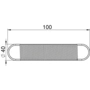 OBO Bettermann - Zubehör/Ersatzteile für CEE-Steckvorrichtungen (IEC 60309) Zugfeder VH-F100VA L=200+300, F=100N