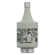 Eaton - D-Sicherungseinsatz Sicherungseinsatz Nieders. FUSE 6A DI#6D27Q 6A AC 500V 50kA − 25 Stück
