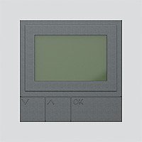 Siedle&Söhne - Funktionsmodul für Türkommunikation Display-Ruf-Modul DRM 612-02 DG Dunkelgrau-Glimmer − 1 Stück