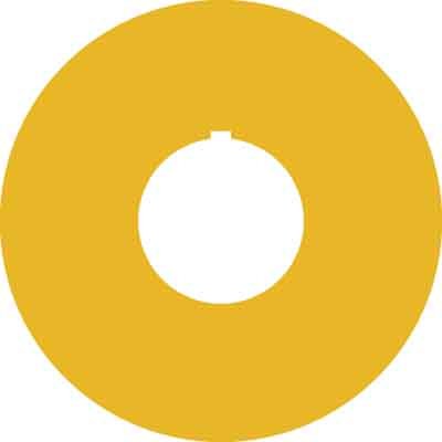 Rafi - Bezeichnungsschild für Befehlsgeräte Schild 5.76.207.001/0400 für Not-Aus − 1 Stück by Rafi
