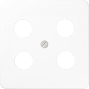 Jung - Einsatz/Abdeckung für Kommunikationstechnik Abdeckung aws CD 561-4 SAT1 WW für 4L-SAT-TV-Dose