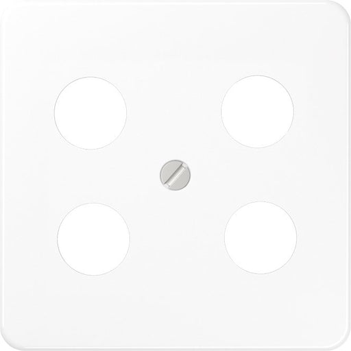 Jung - Einsatz/Abdeckung für Kommunikationstechnik Abdeckung aws CD 561-4 SAT1 WW für 4L-SAT-TV-Dose