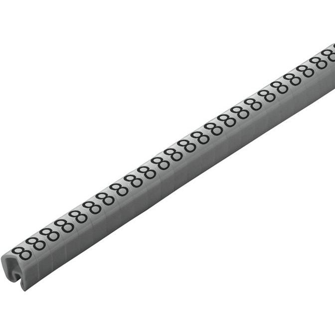 Weidmüller - Kabelmarkierungssystem Leitermarkierer CLI C2-4GR/SW 8 CD − 250 Stück