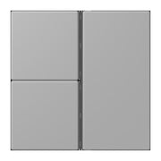 Jung - Abdeckung/Bedienelement für Installationsschalterprogramme Tastensatz 3fach LC 403 TSA 204 gris moyen