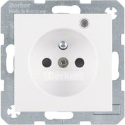 Berker - Steckdose pws/gl 6765098989 Kontroll-LED