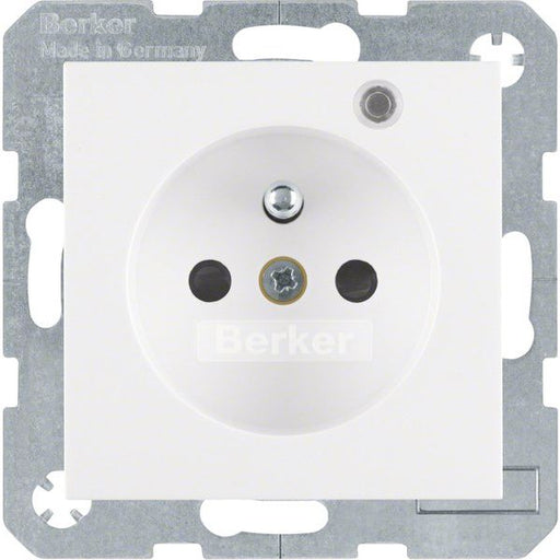 Berker - Steckdose pws/gl 6765098989 Kontroll-LED