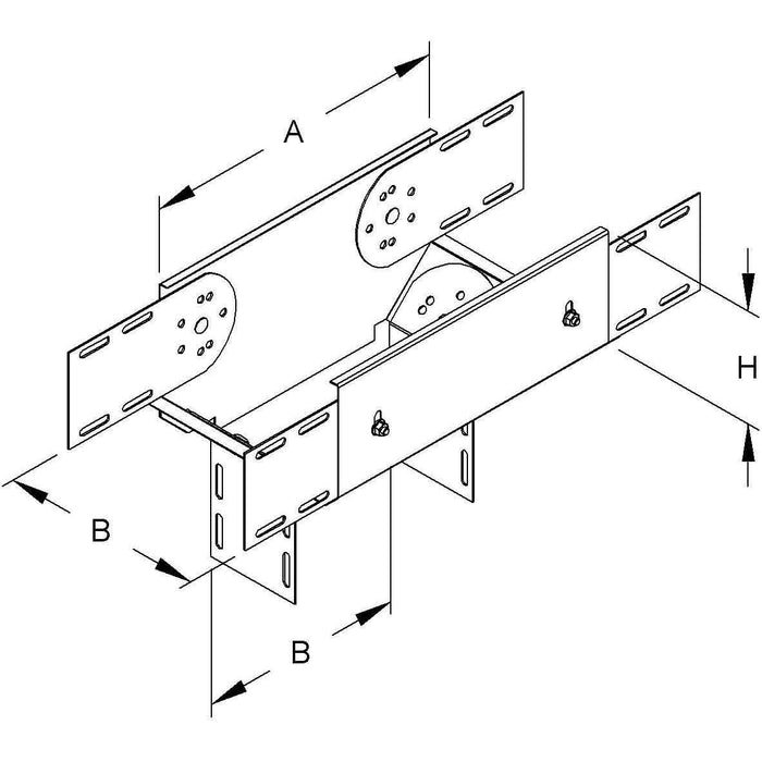 Niedax - Abgangstrichter für Kabelrinne Abgangstrichter RTL 110.200 E3 − 1 Stück
