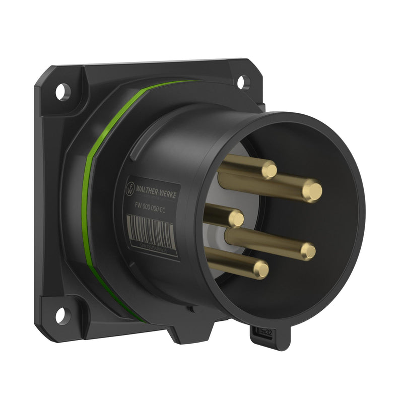 Walther Werke - CEE-Gerätestecker (IEC 60309) CEE NEO Anbaugerätestecker FW631510CC gerade 32A 5P 10h