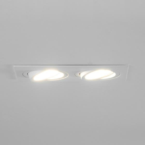 Brumberg Leuchten - Downlight/Strahler/Flutlicht Einbaumodul rechteckig 45023170 2-fach