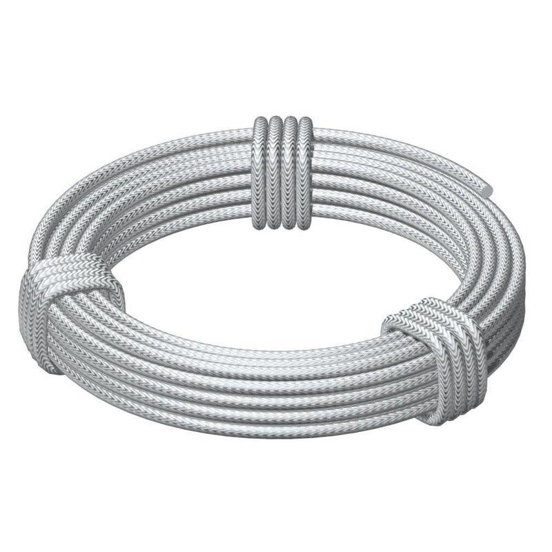 OBO Bettermann - Metallseil Stahldraht-Spannseil 957 6 G Ring 50m − 50 Meter