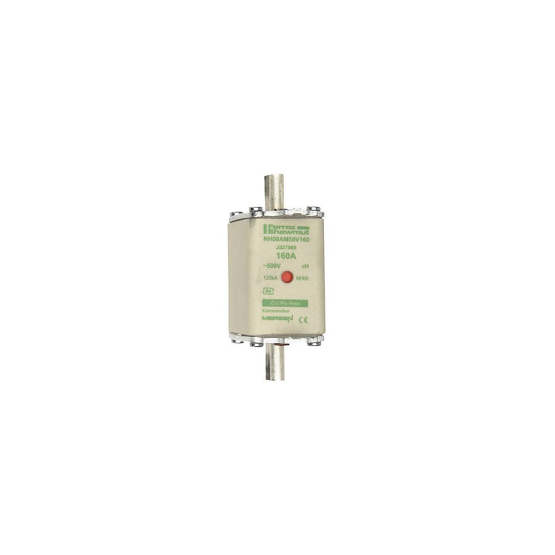 Mersen - Messersicherung Sicherungseinsatz NH aM NH00AM50V160 Gr.00 160A sfü KM − 3 Stück