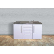 Stengel - Mini-Küche Miniküche Premiumline MPS4150IKFliBre weiß