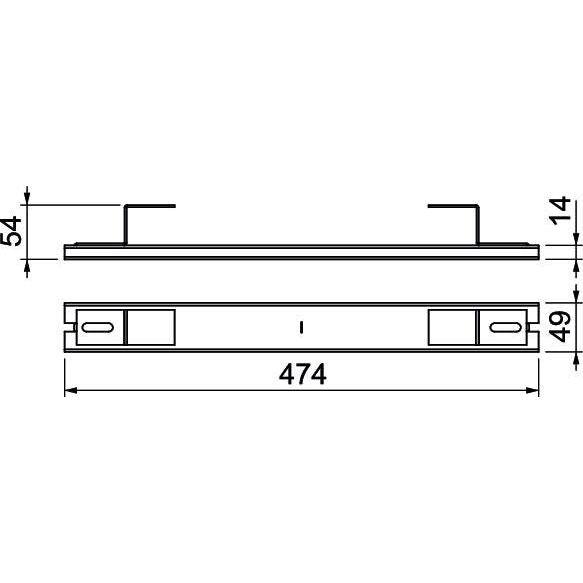 OBO Bettermann - Zubehör/Ersatzteile für Unterflurkanalsysteme Stützelement IBST 35038 f. Kanal 350